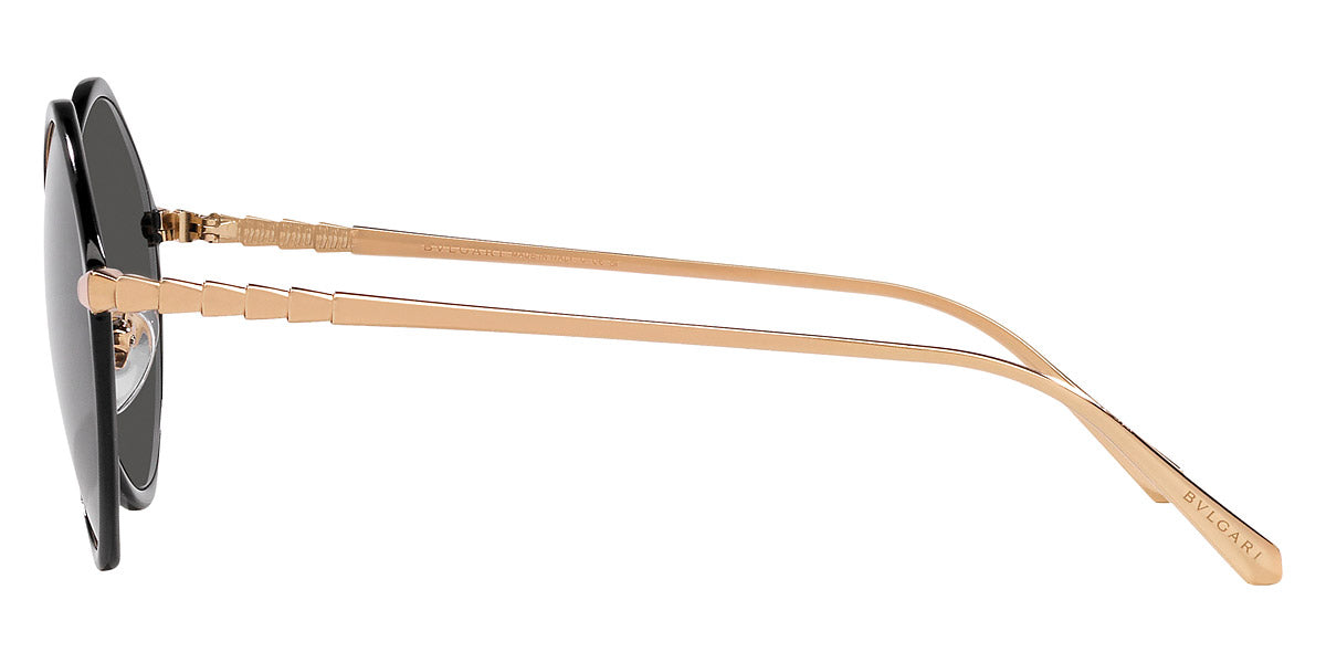 BVLGARI SUNGLASSES - BV6186K 202387 56 - Pink Gold Plated/Black