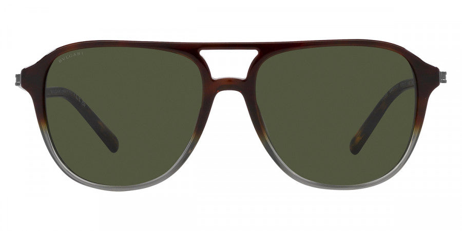 BVLGARI SUNGLASSES - BV7038 545731 57 - Havana Shading Gray