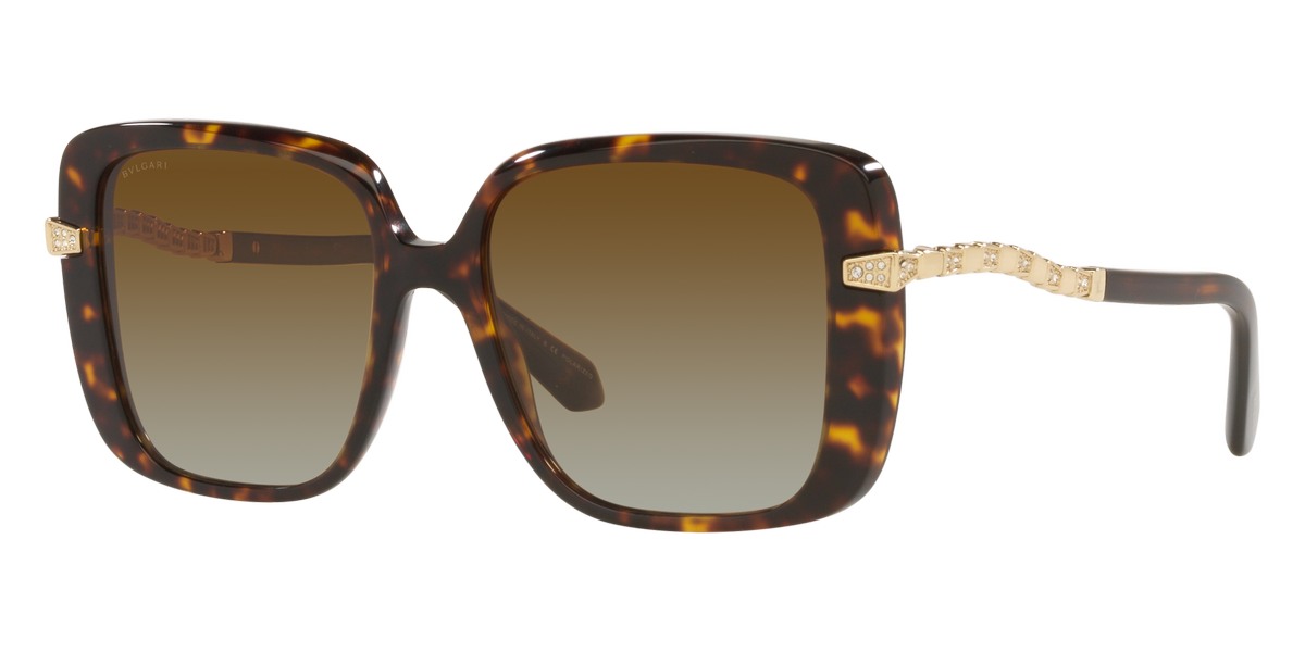 BVLGARI SUNGLASSES - BV8237B 504/T5 55 - Havana