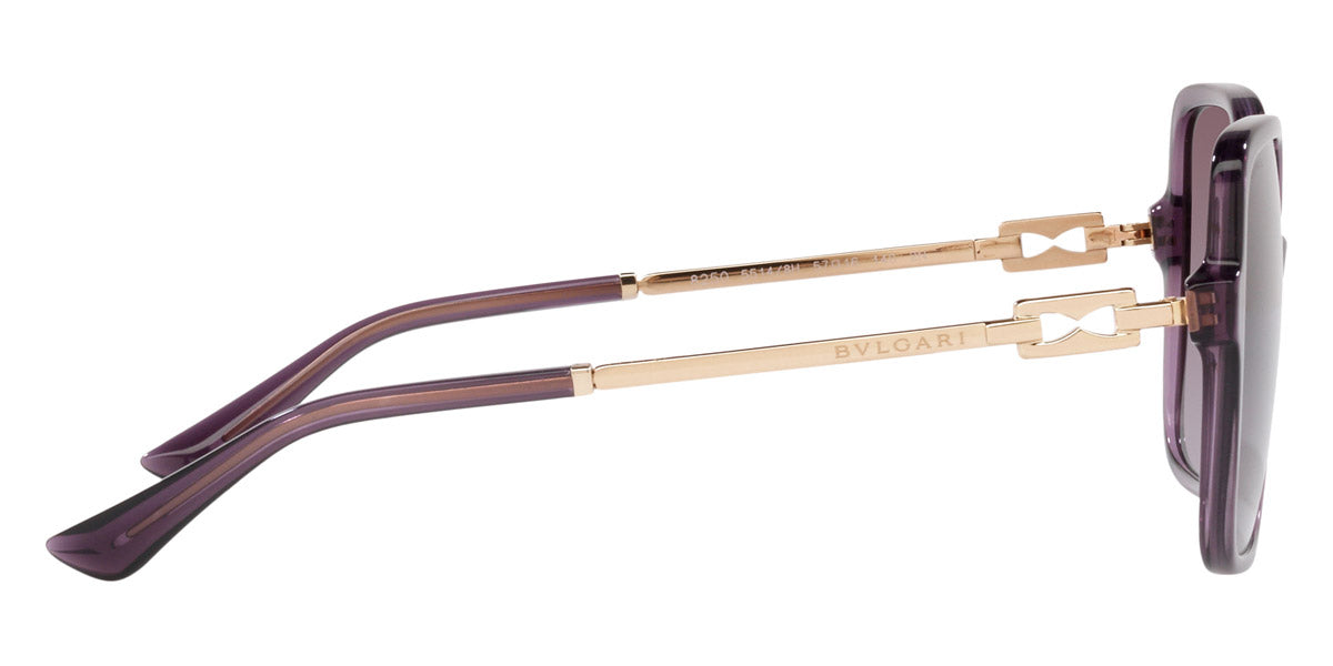 BVLGARI SUNGLASSES - BV8250 55148H 57 - Transparent Amethyst