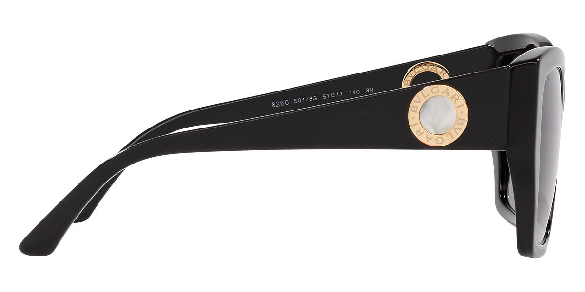 BVLGARI SUNGLASSES COIN - BV8260 501/8G 57 - Black