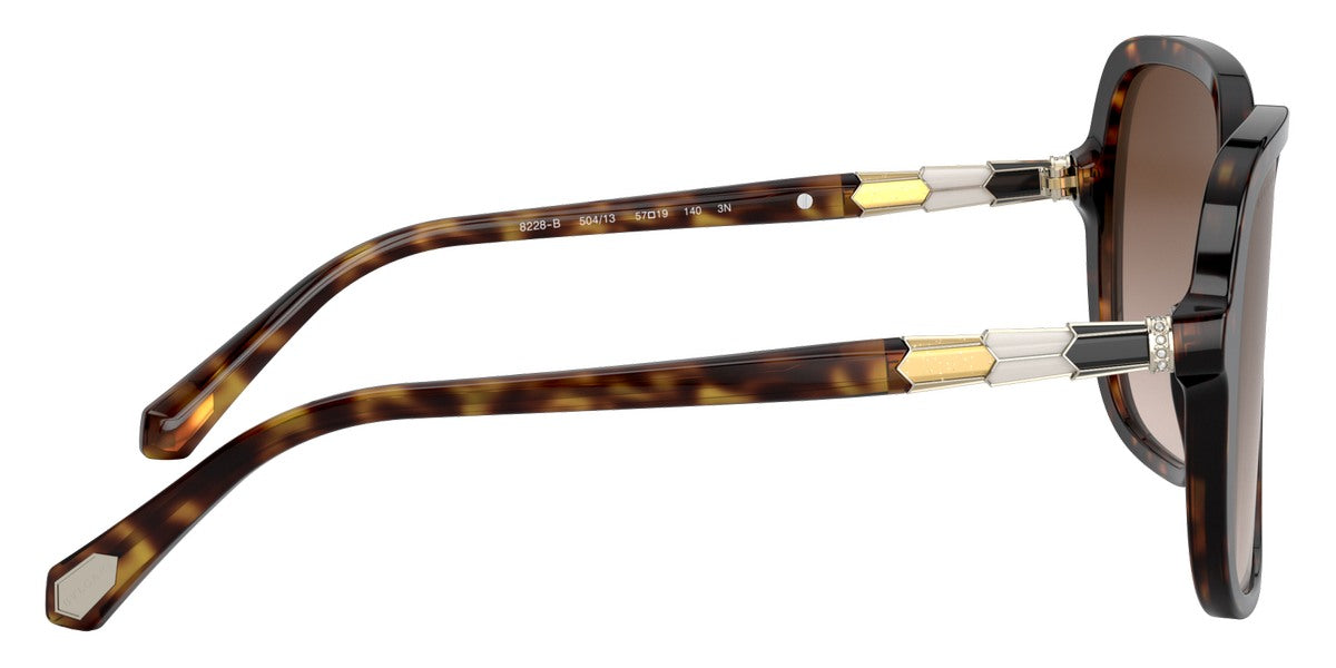 BVLGARI SUNGLASSES SERPENTI - BV8228B 504/13 57 - Havana