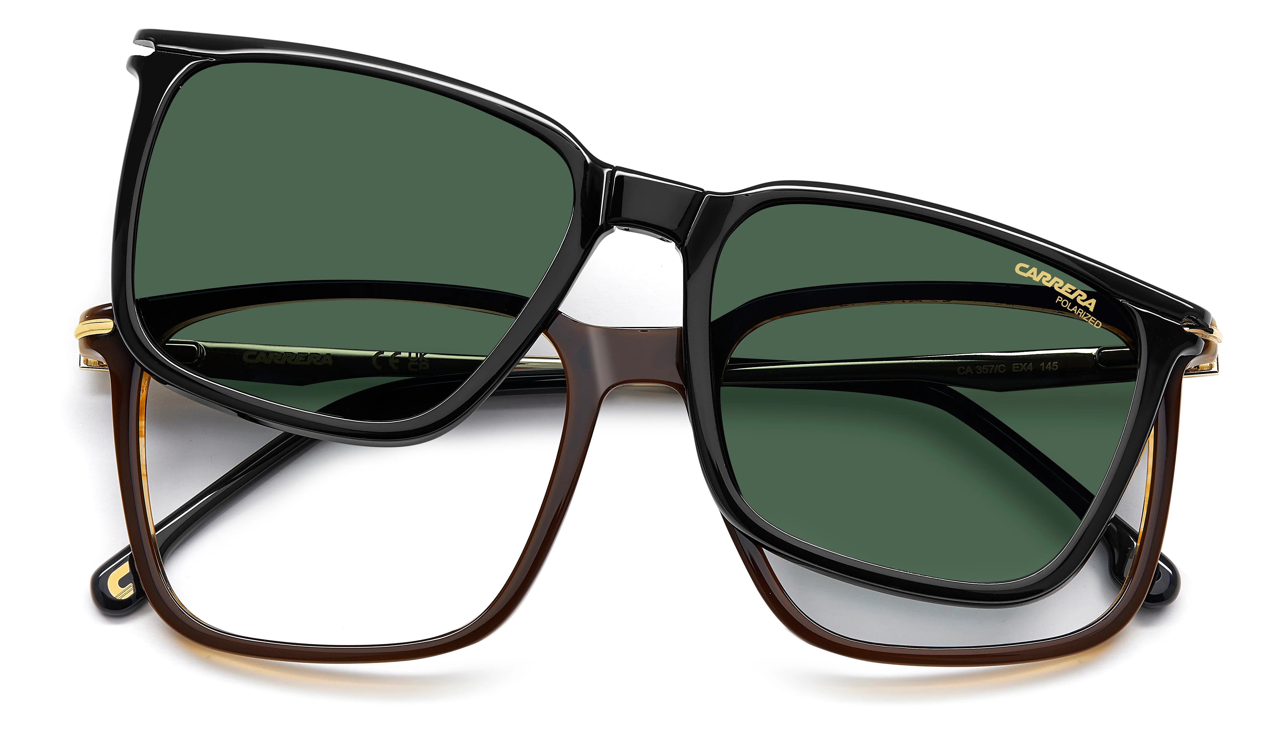 CARRERA CLIP-ON EYEGLASSES - CA 357/C EX4 54