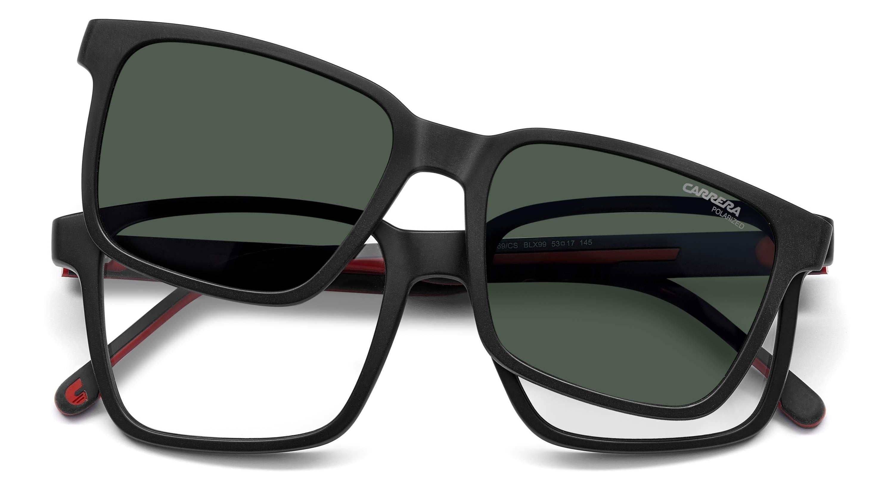 CARRERA CLIP-ON EYEGLASSES - CA8069/CS BLX99 53