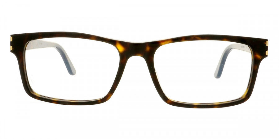 CARTIER EYEGLASSES - CT0005O 005 55 - Havana Décor C