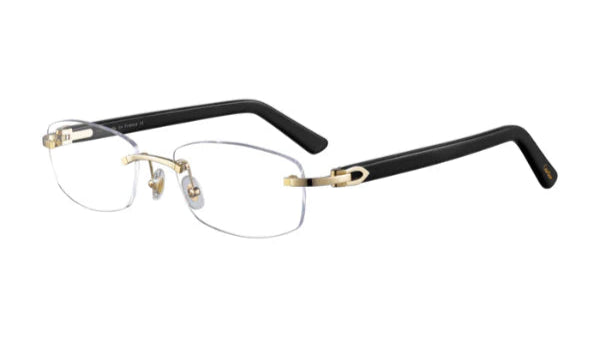 CARTIER EYEGLASSES - CT0048O 003 53 CANAZEI BLACK