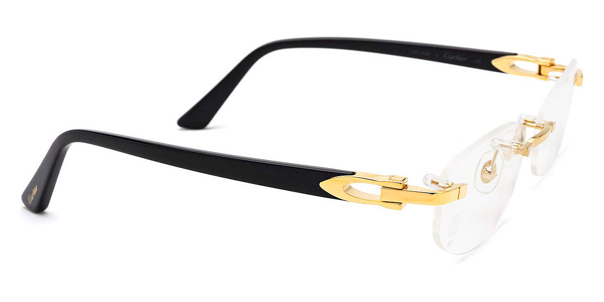 CARTIER EYEGLASSES - CT0318O 001 52 - Gold/Black C Décor