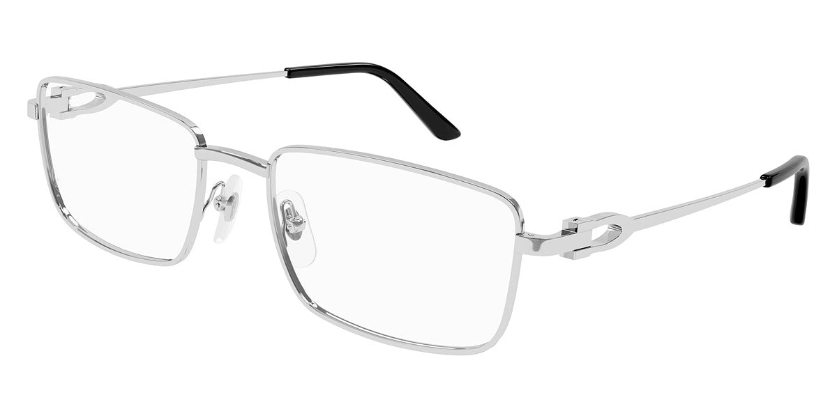 CARTIER EYEGLASSES - CT0369O 001 54 - Silver C Décor