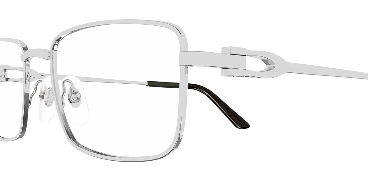 CARTIER EYEGLASSES - CT0369O 001 54 - Silver C Décor