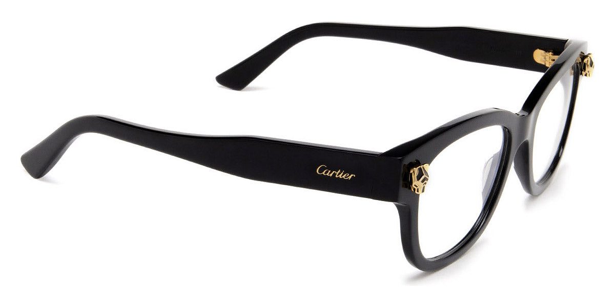CARTIER EYEGLASSES - CT0373O 001 51 - Black Panthère De Cartier
