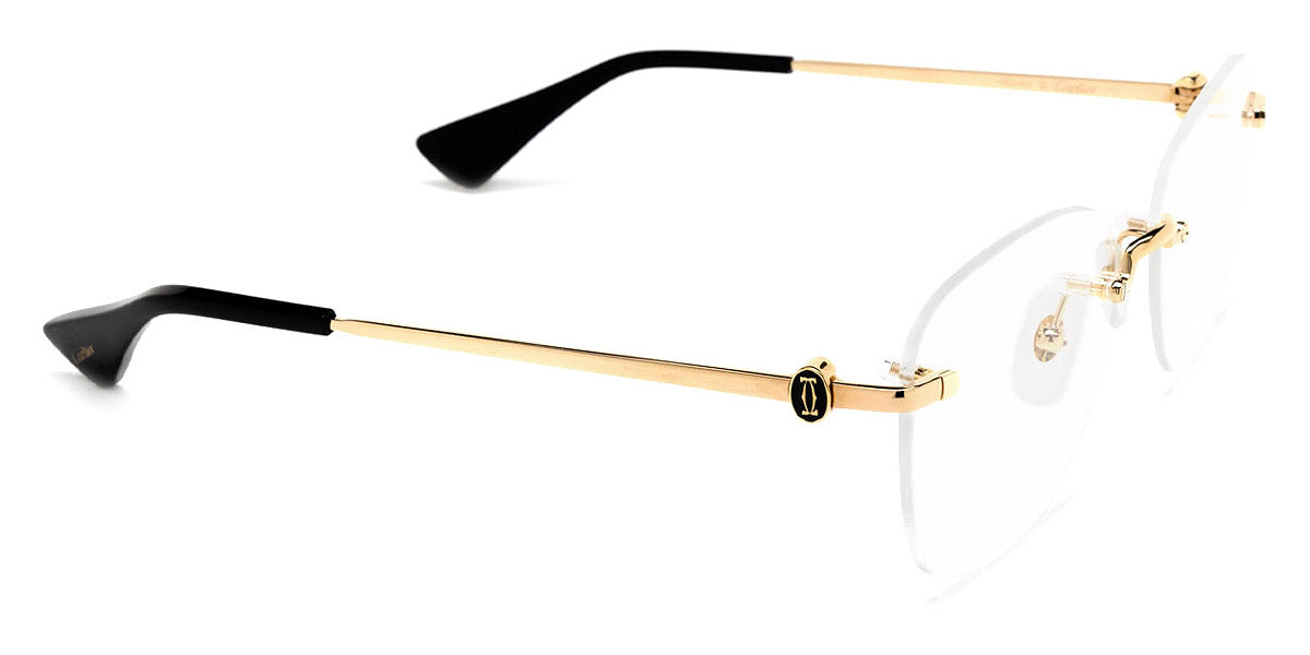 CARTIER EYEGLASSES - CT0414O 001 56 - Gold C Décor