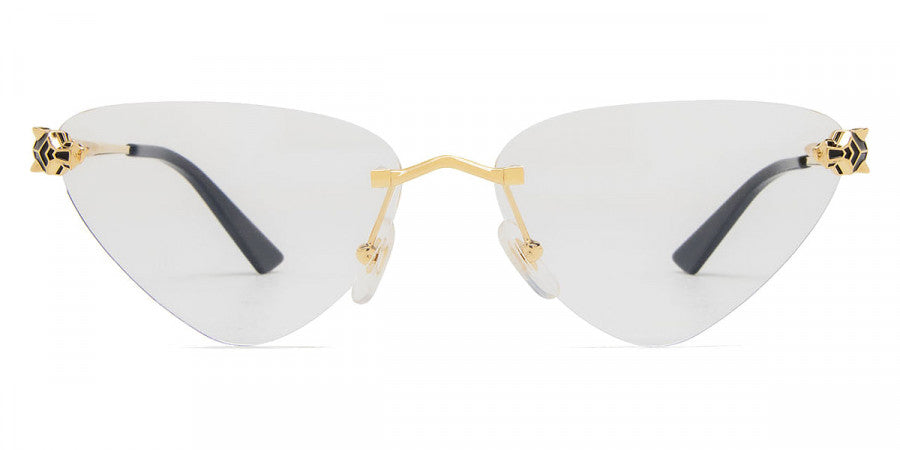 CARTIER EYEGLASSES - CT0448O 001 60 - Gold Panthère De Cartier