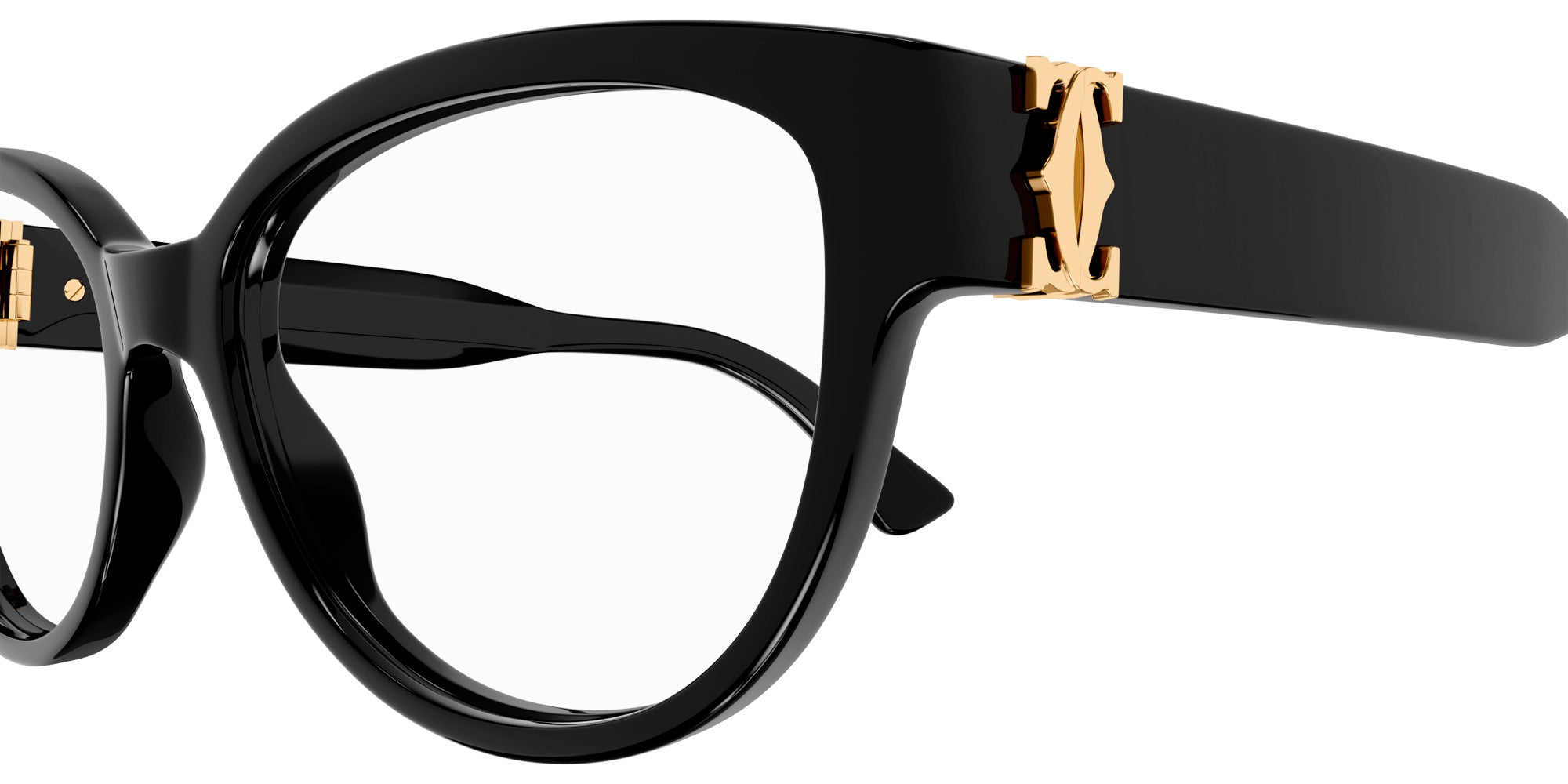 CARTIER EYEGLASSES - CT0450O 001 54 - Black C Décor