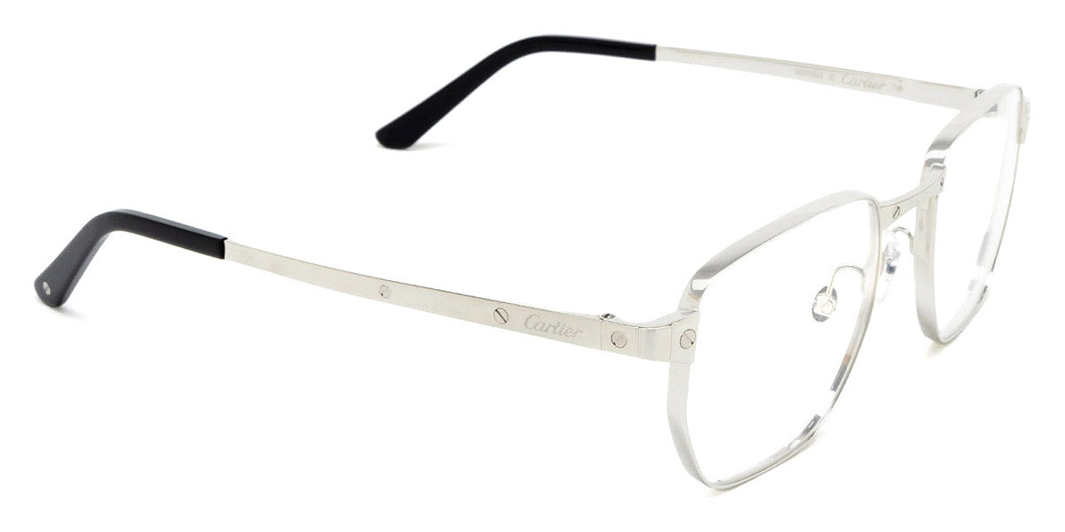 CARTIER EYEGLASSES - CT0480O 002 53 - Silver Santos de Cartier
