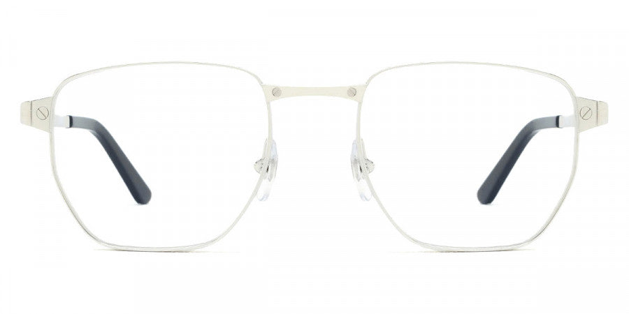 CARTIER EYEGLASSES - CT0480O 002 53 - Silver Santos de Cartier