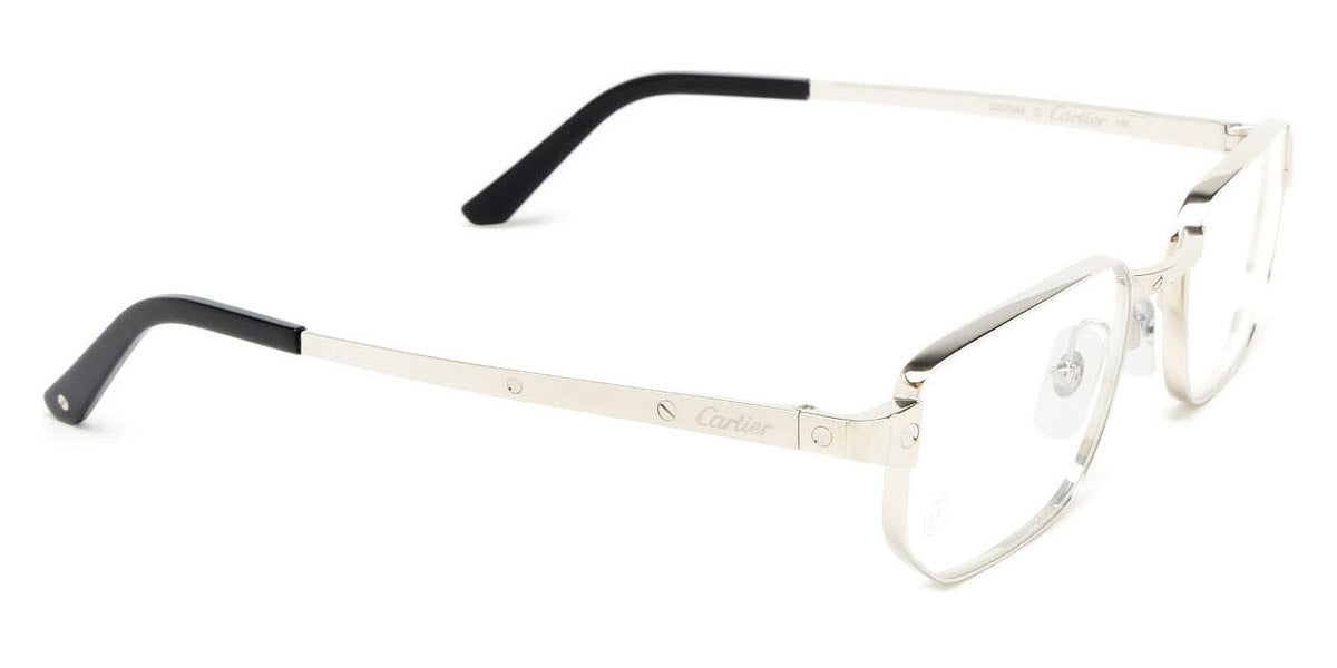 CARTIER EYEGLASSES - CT0481O 002 53 - Silver Santos de Cartier