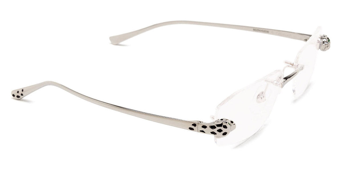 CARTIER EYEGLASSES - CT0494O 002 55 - Silver Panthère de Cartier