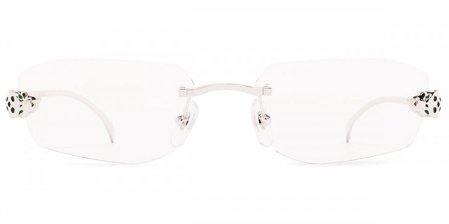 CARTIER EYEGLASSES - CT0494O 002 55 - Silver Panthère de Cartier