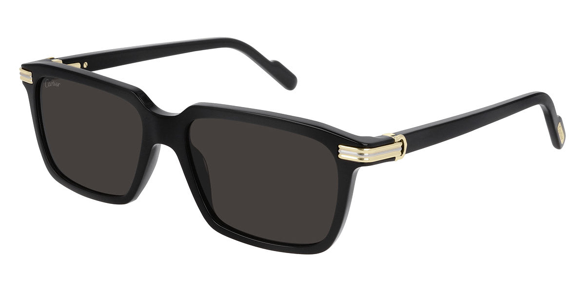 CARTIER SUNGLASSES - CT0220S 001 55 - Black Première De Cartier