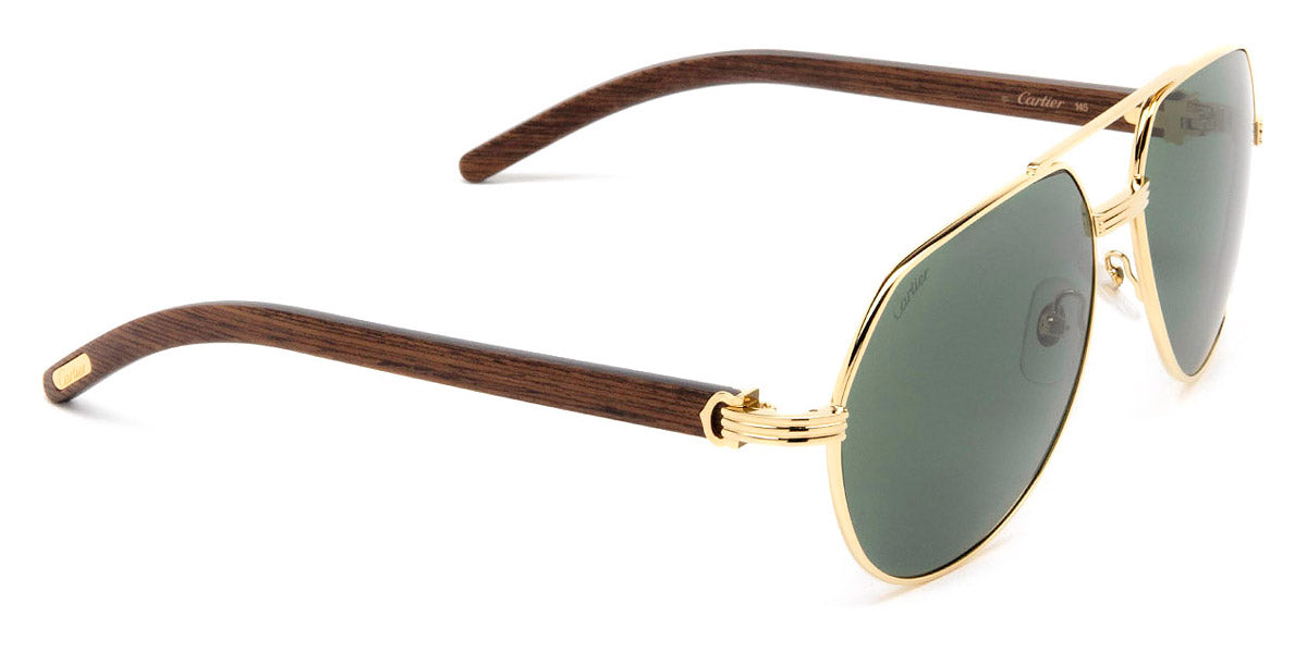 CARTIER SUNGLASSES - CT0272S 002 60 - Gold/Brown Première De Cartier