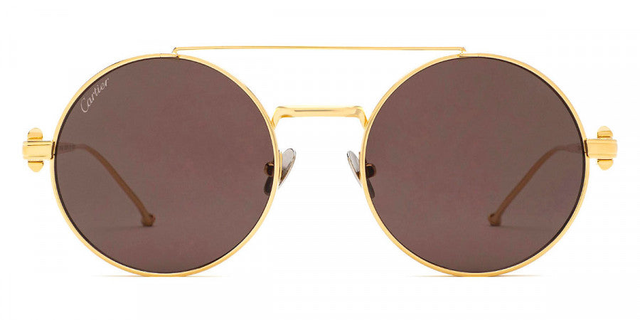 CARTIER SUNGLASSES - CT0279S 001 52 - Gold Pasha de Cartier