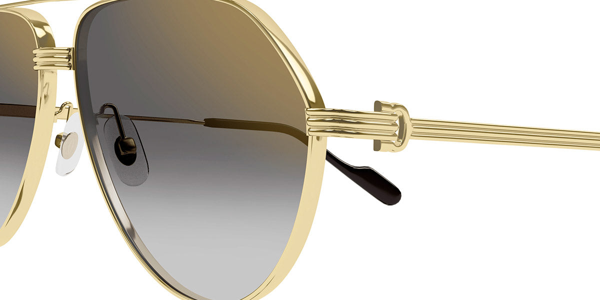CARTIER SUNGLASSES - CT0303S 001 61 - Gold Première De Cartier