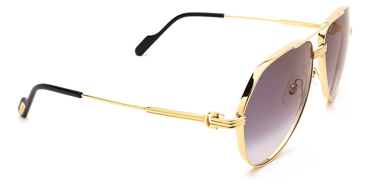 CARTIER SUNGLASSES - CT0303S 001 61 - Gold Première De Cartier