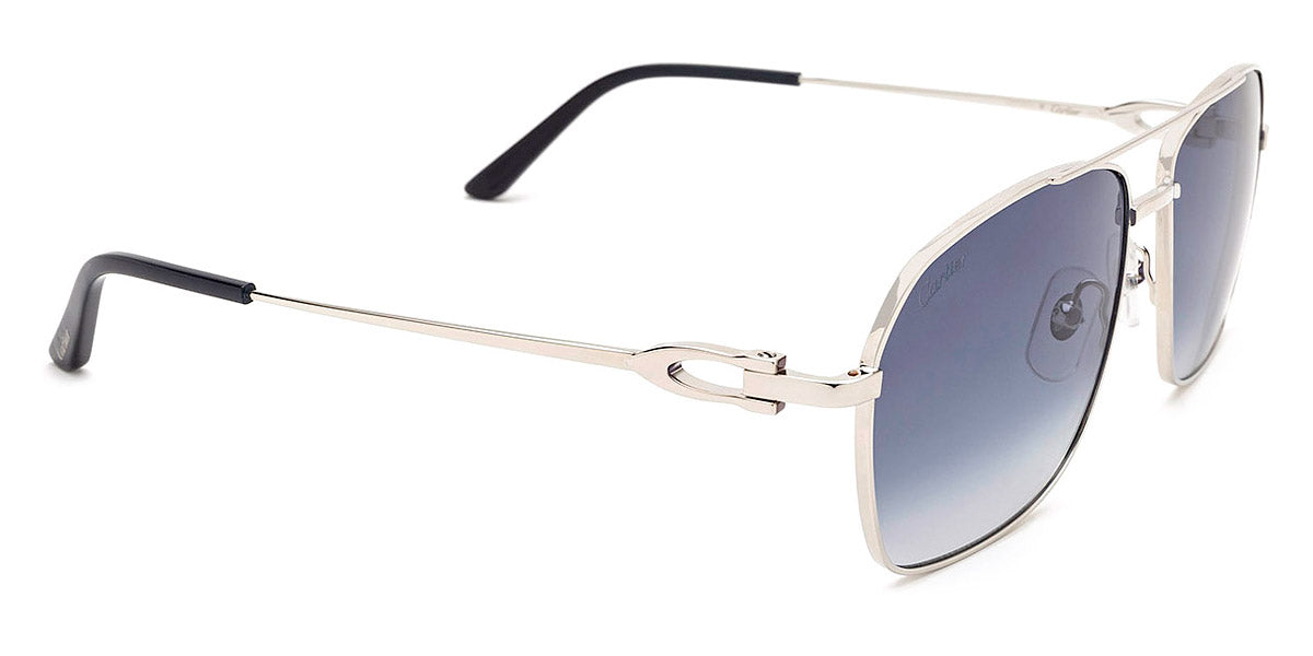 CARTIER SUNGLASSES - CT0306S 004 59 - Silver C Décor