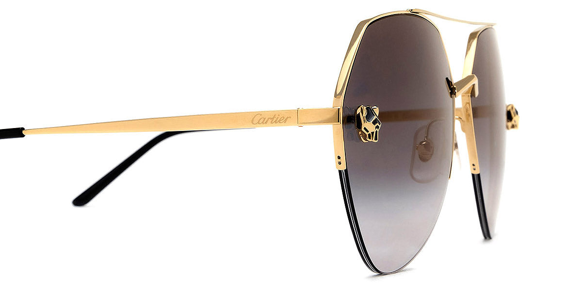 CARTIER SUNGLASSES - CT0355S 001 64 - Gold Panthère De Cartier