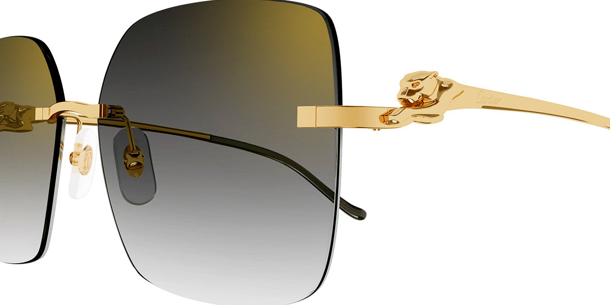 CARTIER SUNGLASSES - CT0359S 001 60 - Gold Panthère De Cartier