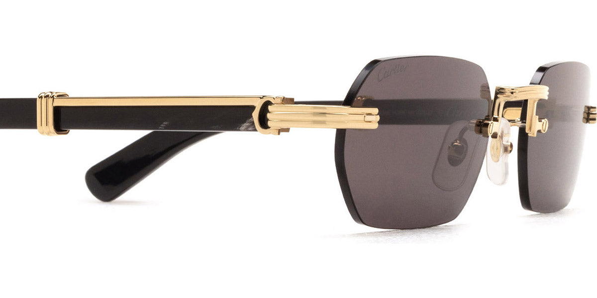 CARTIER SUNGLASSES - CT0362S 001 54 - Gold/Black Première De Cartier