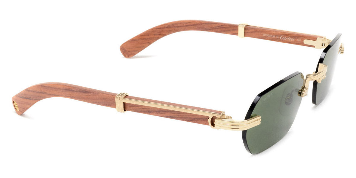 CARTIER SUNGLASSES - CT0362S 002 54 - Gold/Brown Première De Cartier