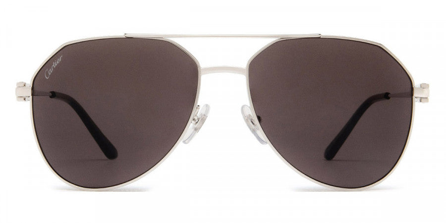 CARTIER SUNGLASSES - CT0364S 001 59 - Silver C Décor
