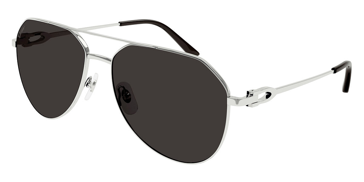 CARTIER SUNGLASSES - CT0364S 001 59 - Silver C Décor