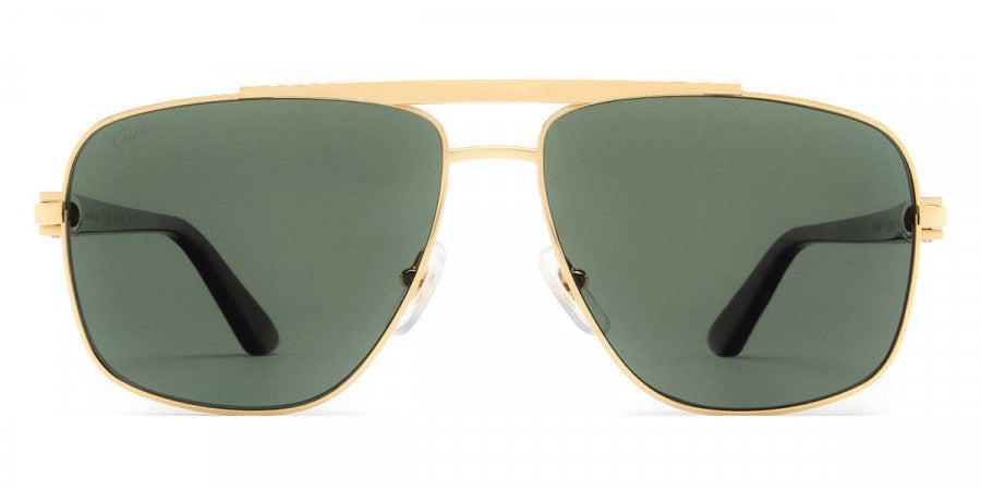 CARTIER SUNGLASSES - CT0365S 002 58 - Gold/Havana Décor C