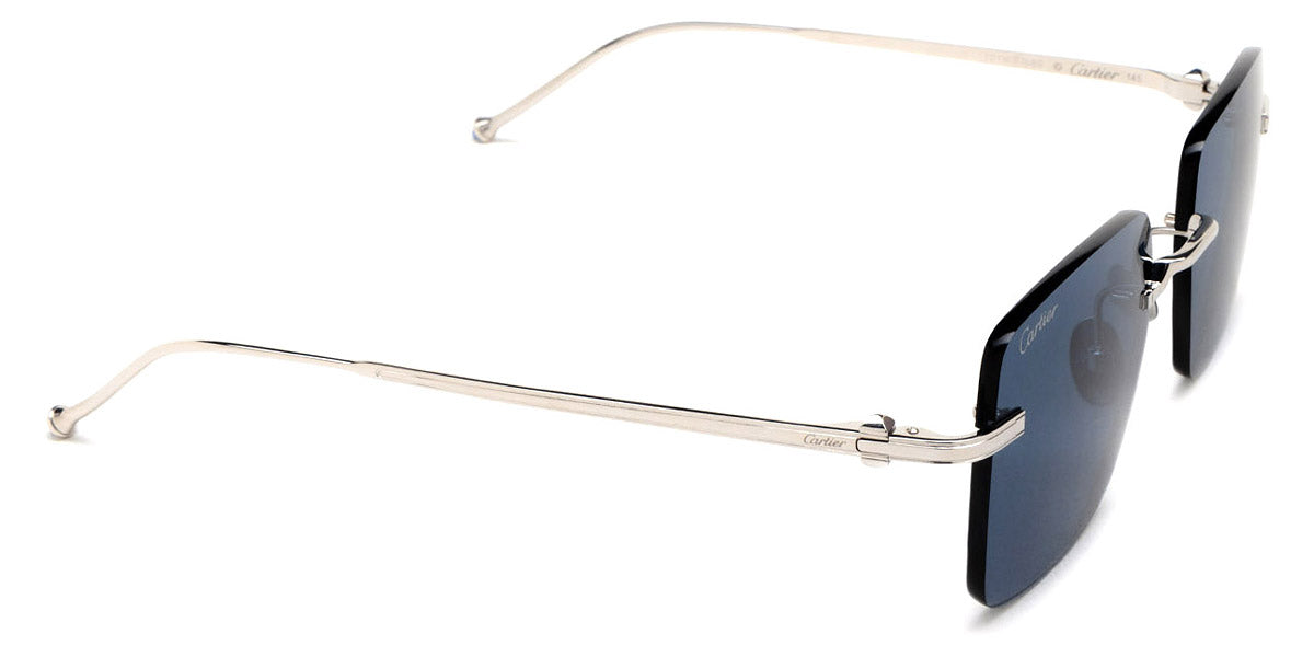 CARTIER SUNGLASSES - CT0403S 001 52 - Silver Pasha de Cartier