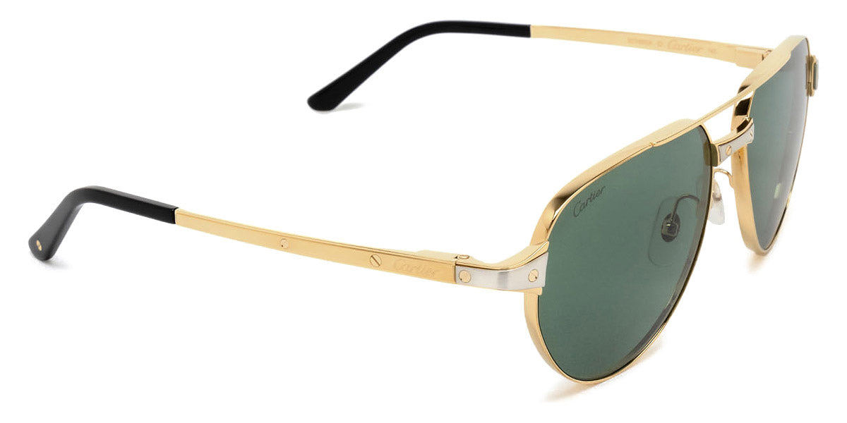 CARTIER SUNGLASSES - CT0425S 002 59 - Gold Santos de Cartier