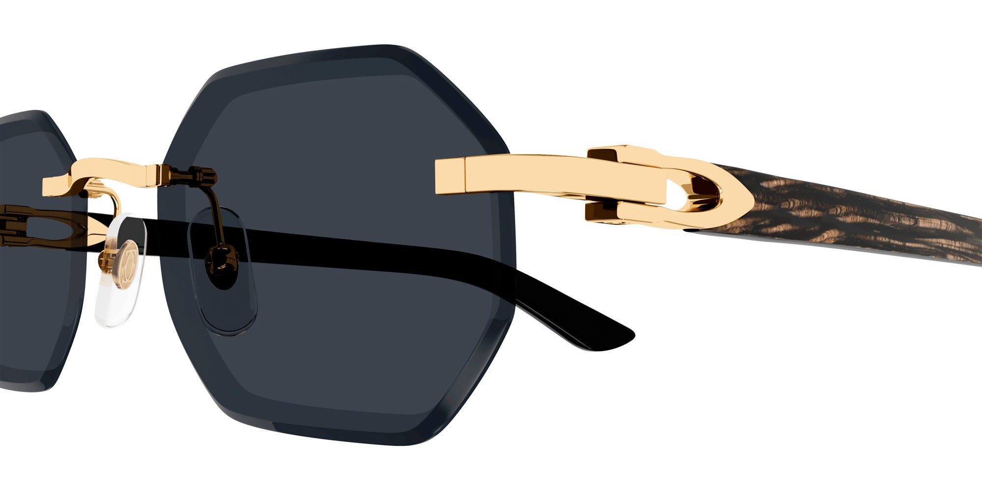 CARTIER SUNGLASSES - CT0439S 001 54 - Gold/Black C Décor