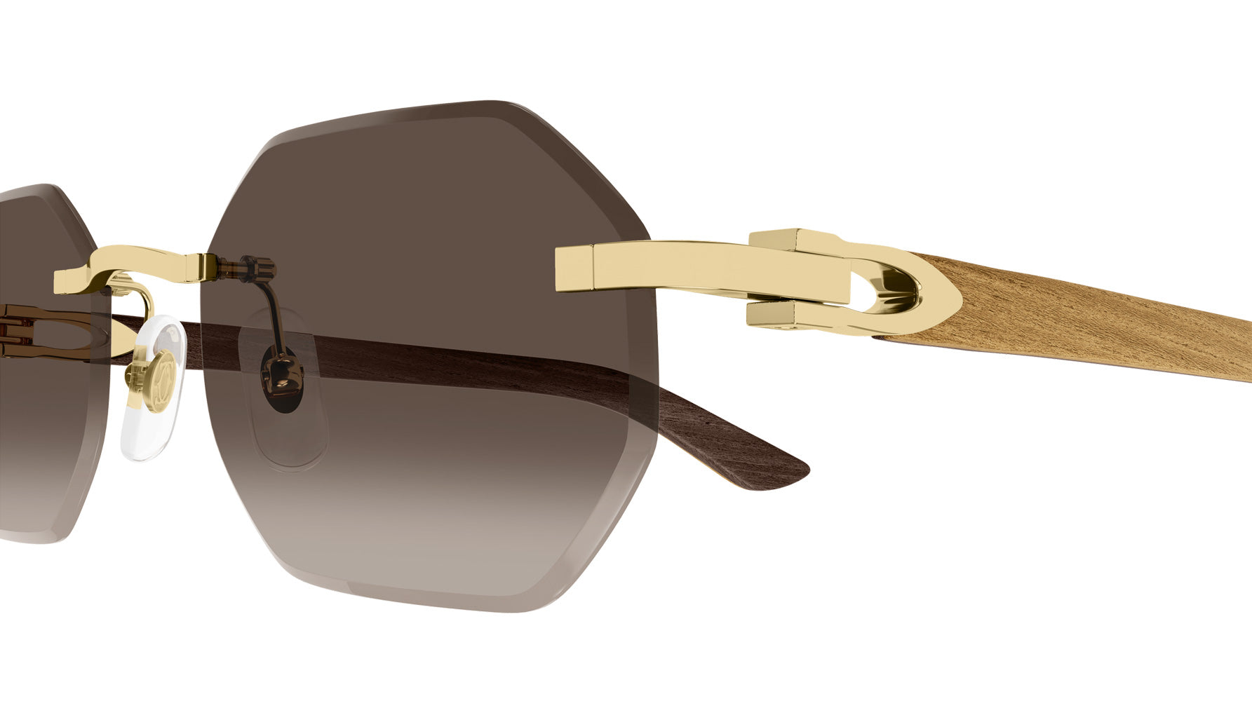 CARTIER SUNGLASSES - CT0439S 006 54 - Gold/Yellow C Décor