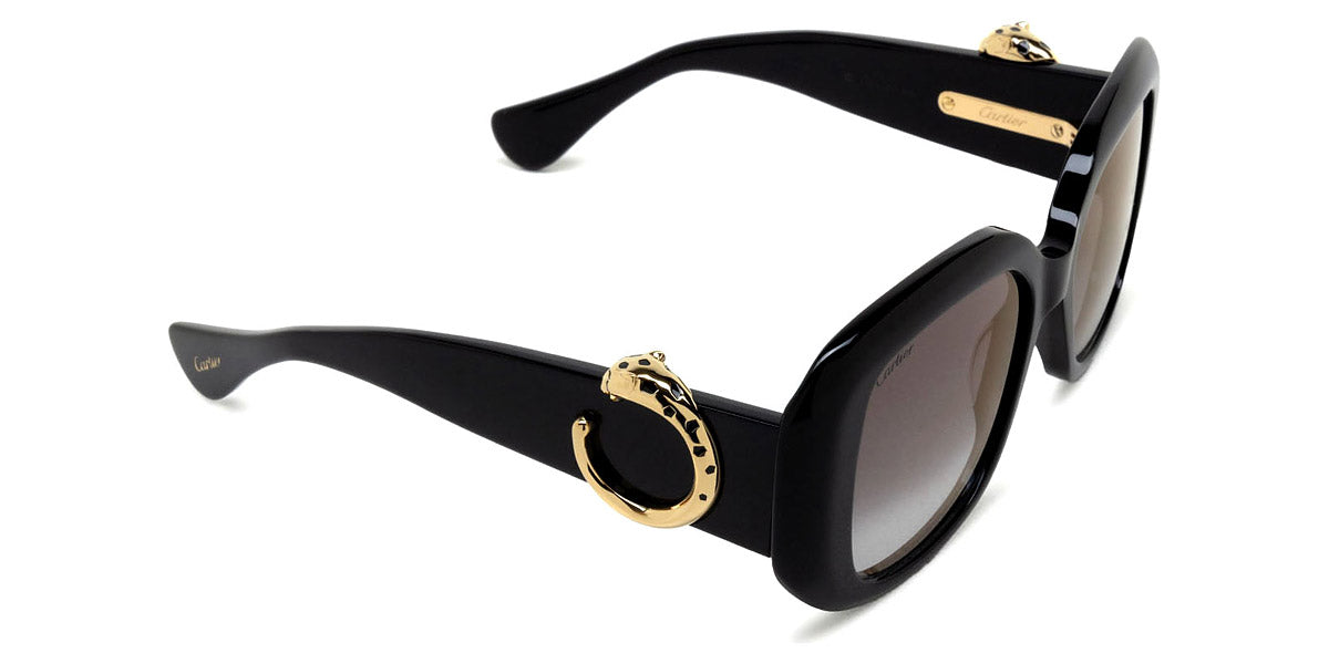 CARTIER SUNGLASSES - CT0471S 001 54 - Black Panthère de Cartier