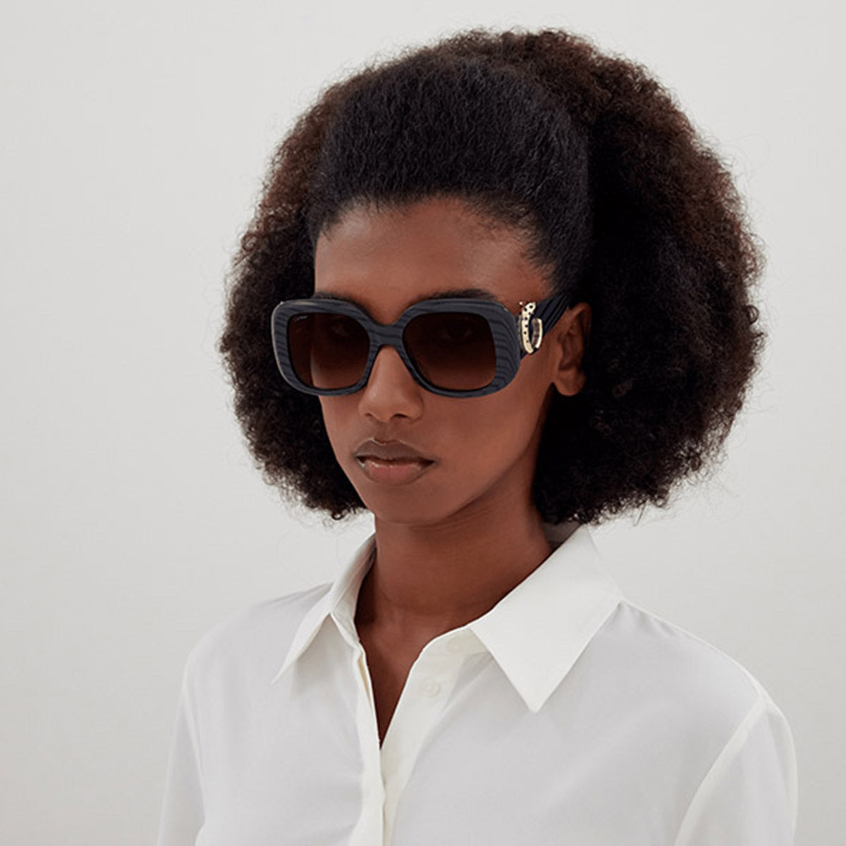 CARTIER SUNGLASSES - CT0471S 002 54 - Havana Panthère de Cartier