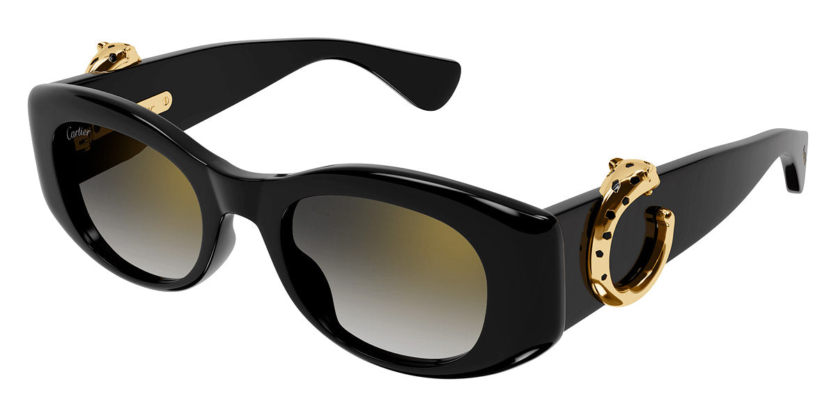 CARTIER SUNGLASSES CT0472S 001 51 Black Panthère de Cartier