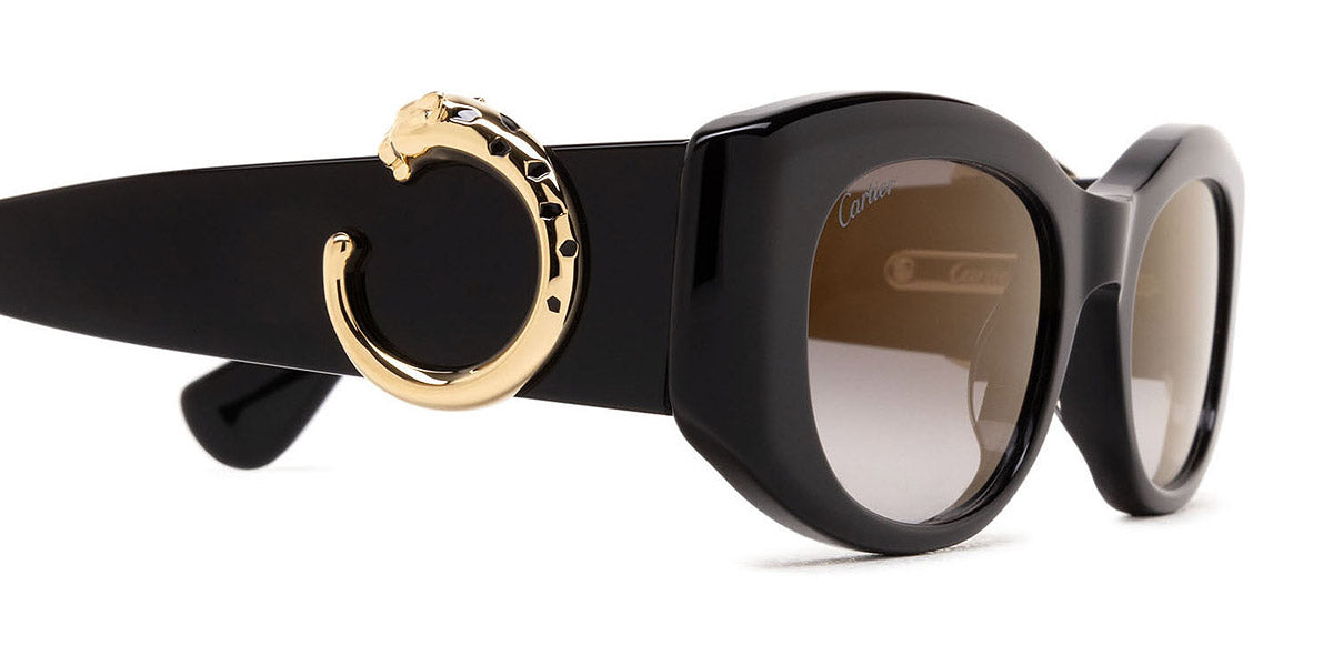 CARTIER SUNGLASSES - CT0472S 001 51 - Black Panthère de Cartier
