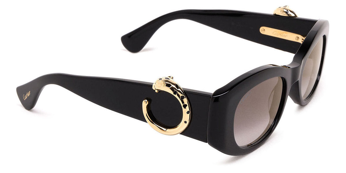 CARTIER SUNGLASSES - CT0472S 001 51 - Black Panthère de Cartier