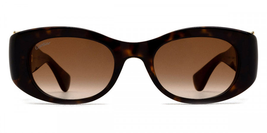 CARTIER SUNGLASSES - CT0472S 002 51 - Havana Panthère de Cartier