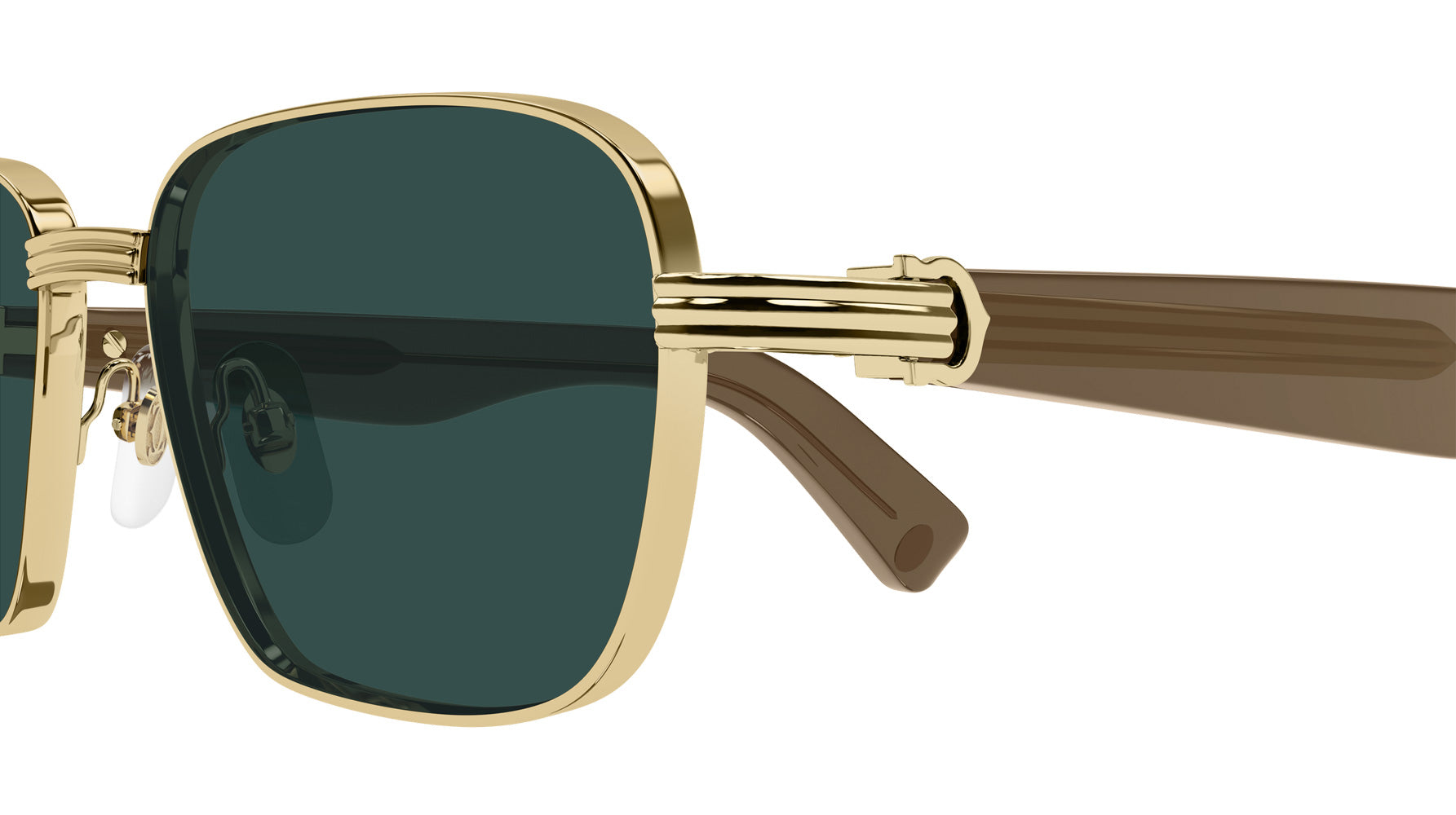 CARTIER SUNGLASSES - CT0538S 007 55 - Gold/Brown Première de Cartier