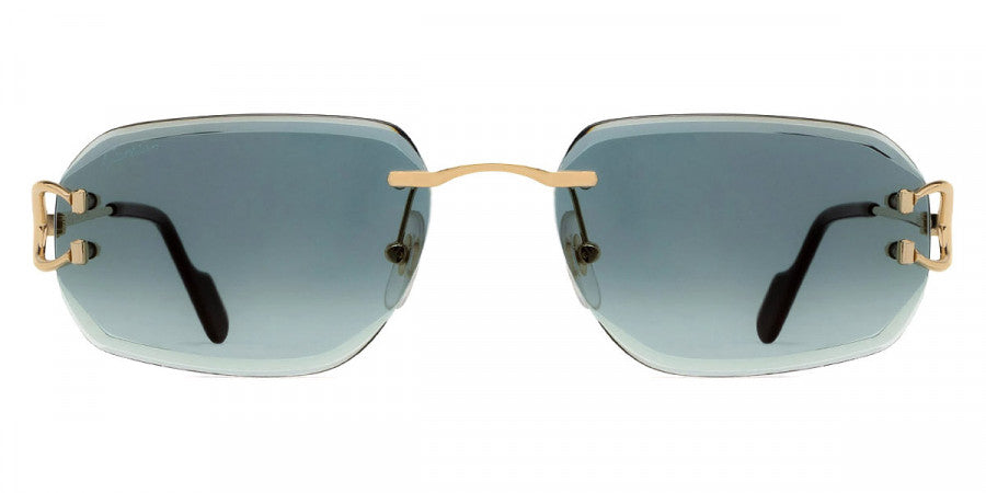 CARTIER SUNGLASSES - CT0468S 003 58 - Gold Signature C de Cartier