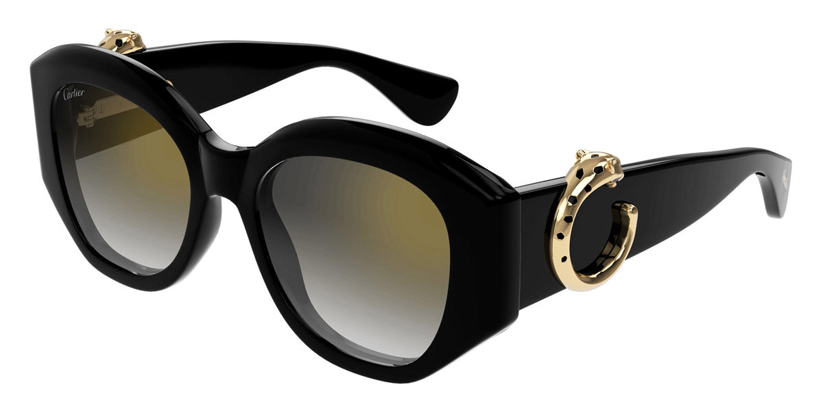 Cartier™ CT0502S 001 53 - Black Panthère De Cartier