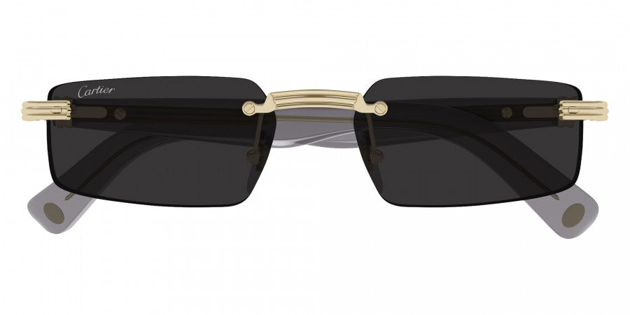 Cartier™ CT0537S 001 55 - Gold/Gray Première de Cartier