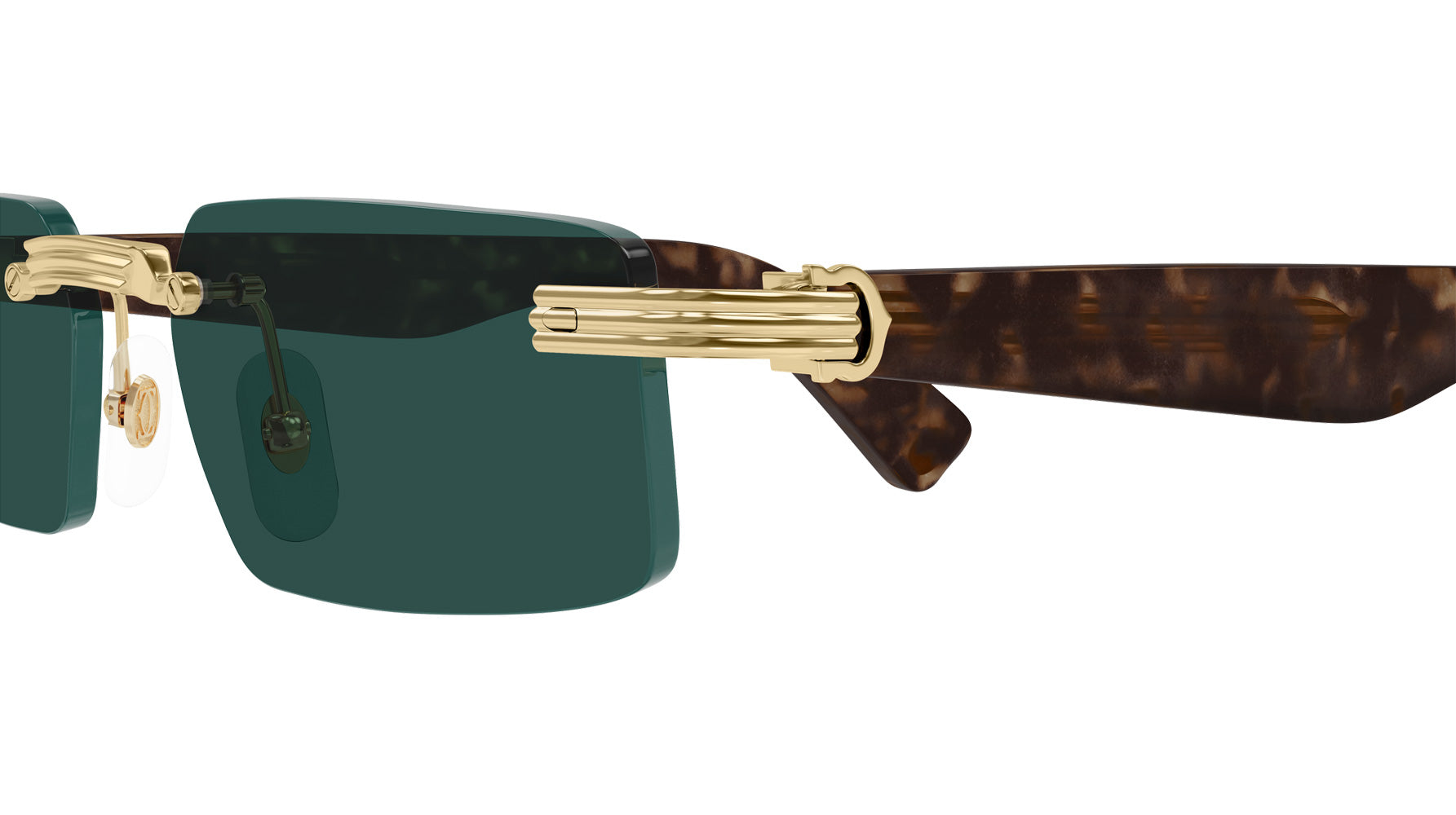 CARTIER SUNGLASSES - CT0537S 002 55 - Gold/Havana Première de Cartier